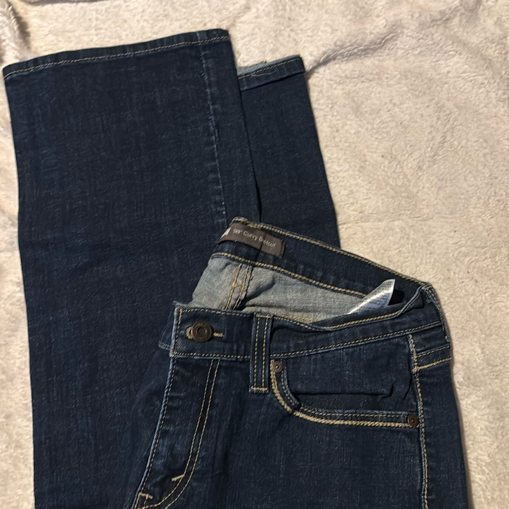 Levi’s Curvy Bootcut Jeans - Early 2010’s Dark Wash